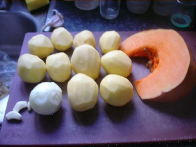 Rezept: Kartoffel-Kürbis-Stampf Bild Nr. 2 Kartoffel-Kürbis-Stampf - Rezept - Bild Nr. 2