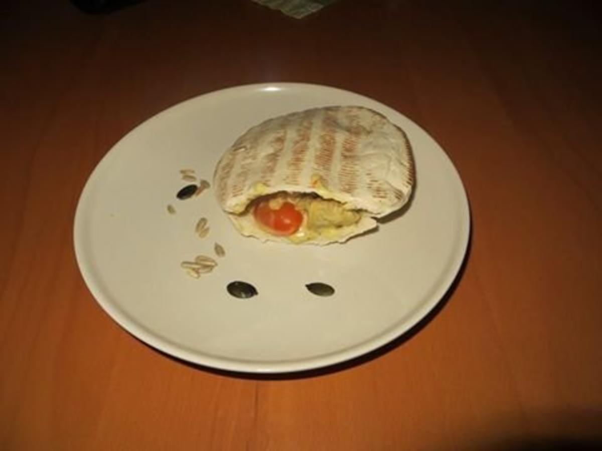 Bilder für Gefüllte Pita-Tasche - Rezept