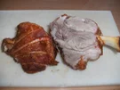Rezept: Fleisch: Schweinshaxe, mariniert und vorgekocht Fleisch: Schweinshaxe, mariniert und vorgekocht - Rezept