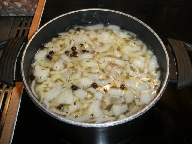 Fleisch: Schweinshaxe, mariniert und vorgekocht - Rezept - Bild Nr. 3