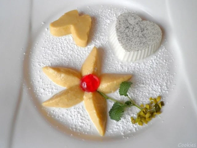 Lavendel Panna Cotta und Mango - Mousse ... - Rezept