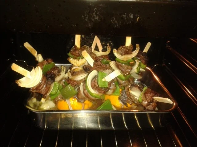 Hirschfilet-Spießchen mit Kartoffelchips - Rezept - Bild Nr. 10