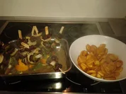 Hirschfilet-Spießchen mit Kartoffelchips - Rezept