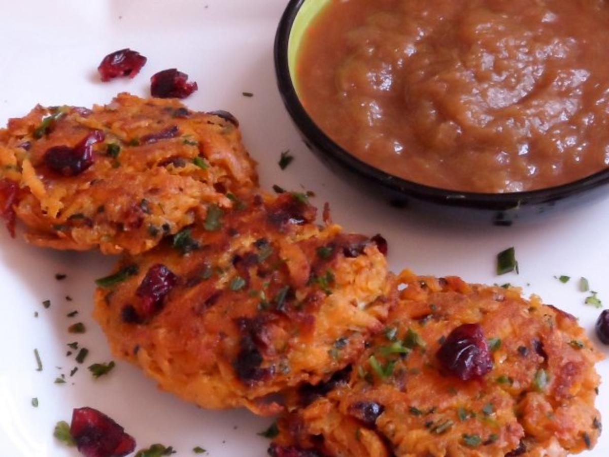 Süsskartoffel-Cranberry-Rösti