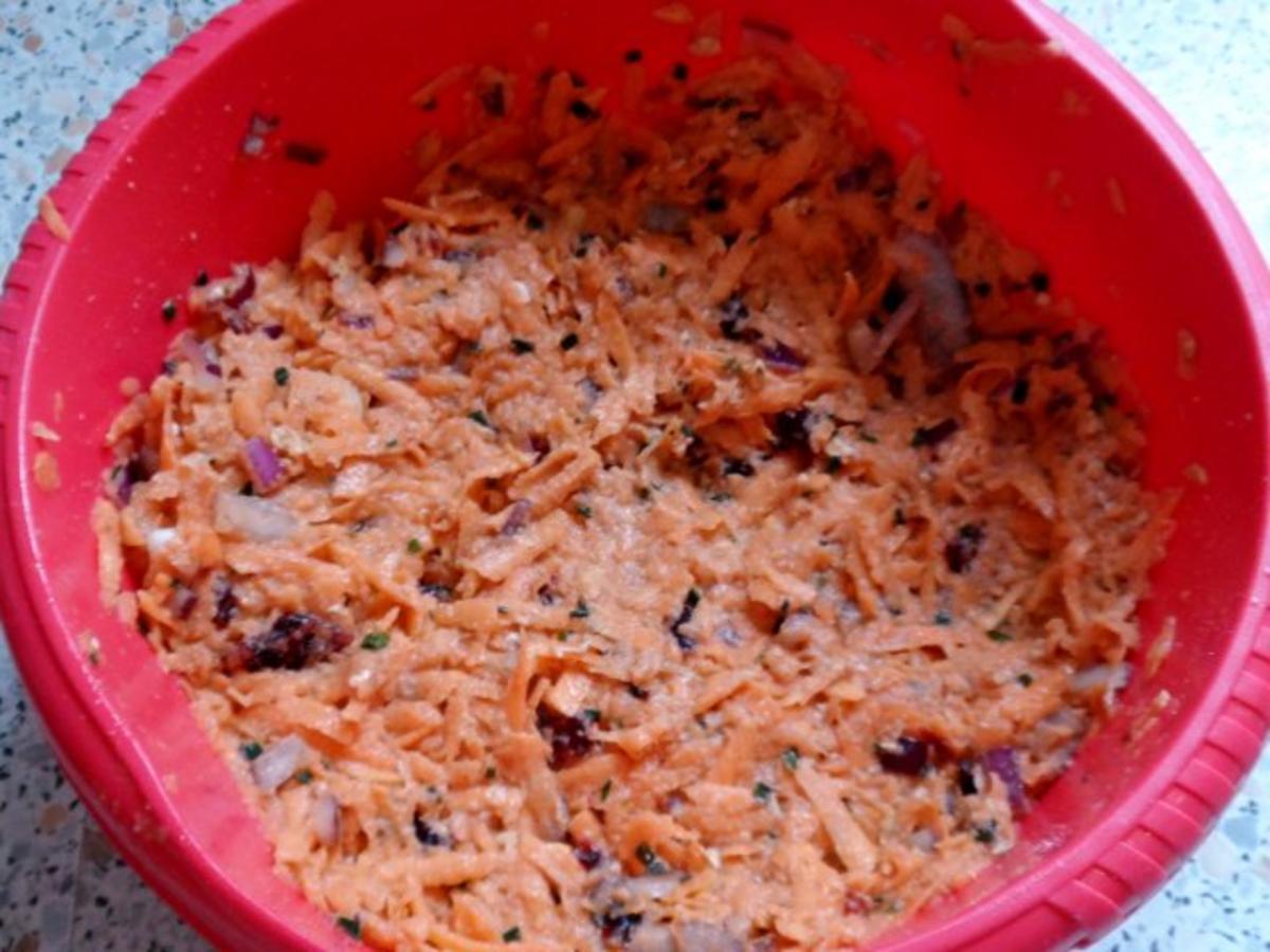 Zwischengericht: Knusprige Süßkartoffel-Cranberry-Rösti - Rezept - Bild Nr. 4
