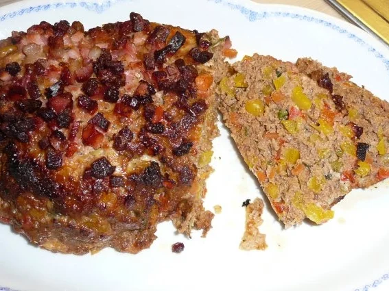 Saftiger Hackbraten ohne Brot/Brötchen/Semmelmehl - Rezept - Bild Nr. 3