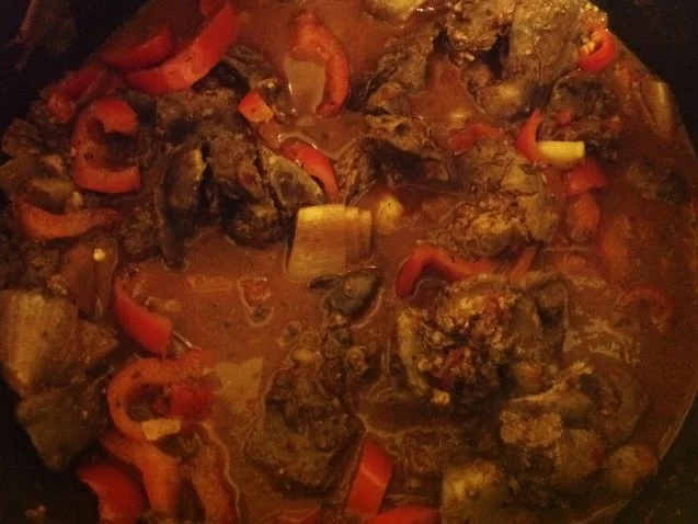 Geschmorte Hühnerleber mit Kartoffelpüree - Rezept - Bild Nr. 5