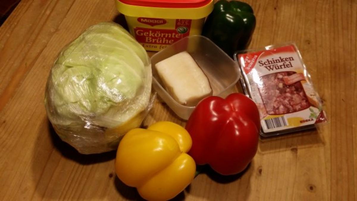 Bilder für Spitzkohl-Paprikagemüse Rezept