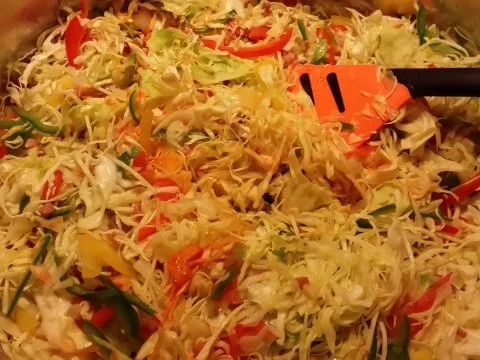 Spitzkohl-Paprikagemüse - Rezept - Bild Nr. 3