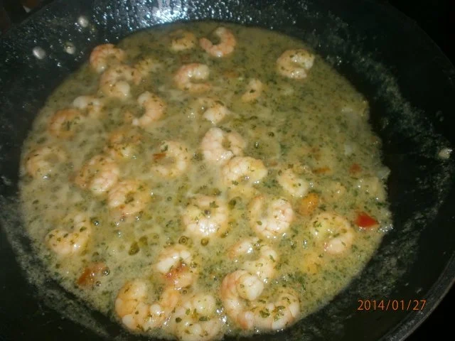 Avocado-Mango-Salsa mit Garnelen und Hühnerbrustspießen - Rezept - Bild Nr. 7