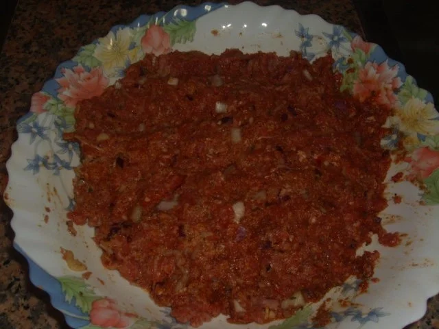 Rezept: Grüne gefüllte Paprikaschote in Tomatensahne Soße Bild Nr. 2 Grüne gefüllte Paprikaschote in Tomatensahne Soße - Rezept - Bild Nr. 2