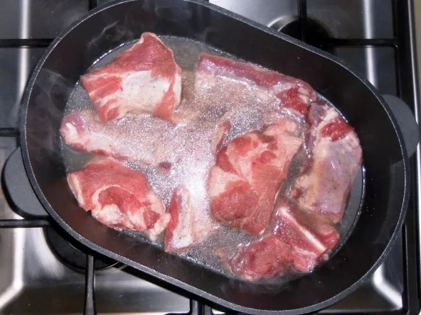 "Oma - Friede`s" - Altdeutscher "Buerhase" mit Sauerkohl  ( Rzpt. um 1939) - Rezept - Bild Nr. 9