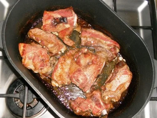 "Oma - Friede`s" - Altdeutscher "Buerhase" mit Sauerkohl  ( Rzpt. um 1939) - Rezept - Bild Nr. 12