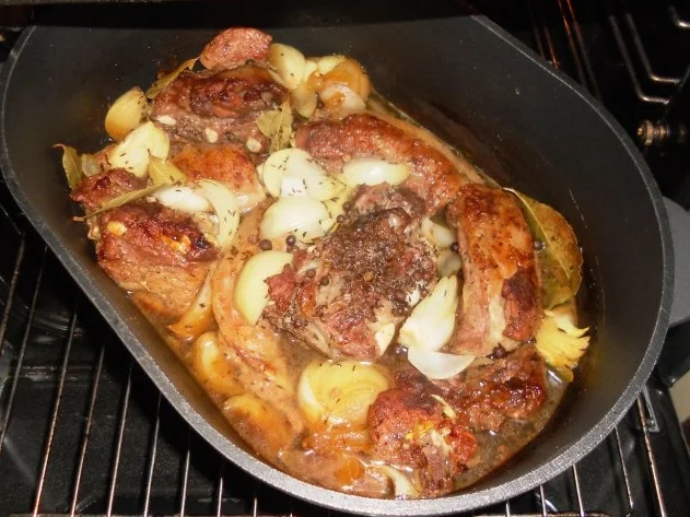 "Oma - Friede`s" - Altdeutscher "Buerhase" mit Sauerkohl  ( Rzpt. um 1939) - Rezept - Bild Nr. 14