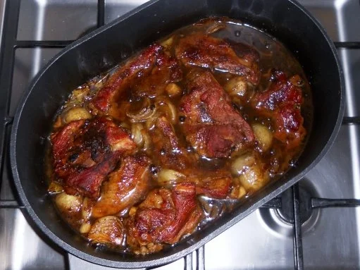 "Oma - Friede`s" - Altdeutscher "Buerhase" mit Sauerkohl  ( Rzpt. um 1939) - Rezept - Bild Nr. 16