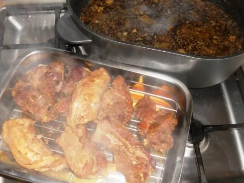 "Oma - Friede`s" - Altdeutscher "Buerhase" mit Sauerkohl  ( Rzpt. um 1939) - Rezept - Bild Nr. 17