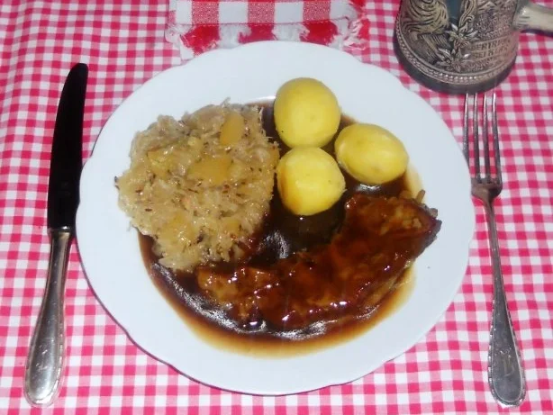 "Oma - Friede`s" - Altdeutscher "Buerhase" mit Sauerkohl  ( Rzpt. um 1939) - Rezept - Bild Nr. 32