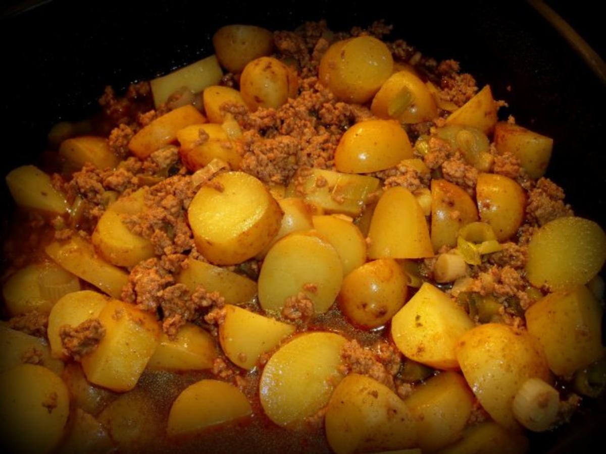 Curry-Kartoffel-Hack-Pfanne - Rezept