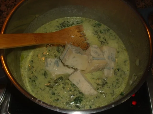 Pasta - Gorgonzola-Spinat und Gambas - Rezept - Bild Nr. 3