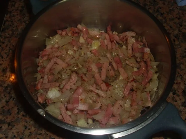 Rezept: Nudeln mit Schinken Spinat und Ziegenkäse Bild Nr. 3 Nudeln mit Schinken Spinat und Ziegenkäse - Rezept - Bild Nr. 3