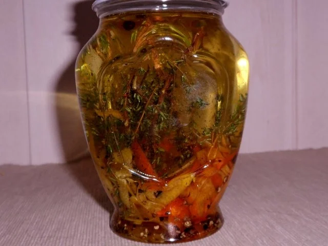 Rezept: Öl: Zitronen-Orangen-Öl mit Thymian Bild Nr. 5 Öl: Zitronen-Orangen-Öl mit Thymian - Rezept - Bild Nr. 5