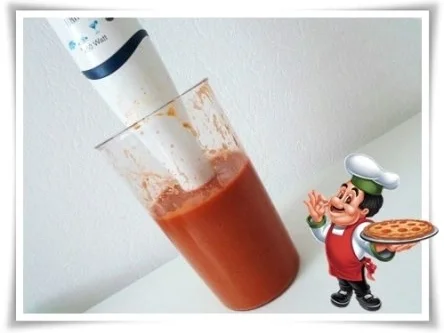 Selbstgemachte sämige Pizza-Tomatensauce - Rezept