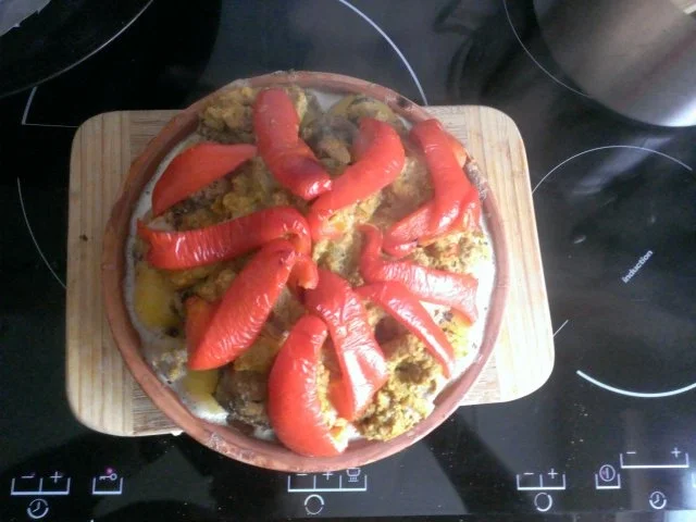 Geschnetzeltes mit Champignons u. Kartoffeln im Blumentopf - Rezept - Bild Nr. 3