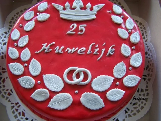 25 HUWELIJK - eine einfache Hochzeitstorte - Rezept