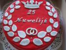25 HUWELIJK - eine einfache Hochzeitstorte - Rezept