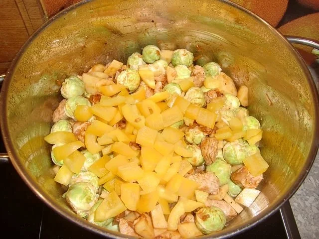 Rosenkohleintopf mit Hähnchenfleisch - Rezept - Bild Nr. 14