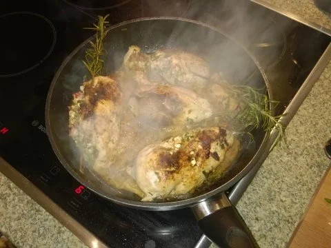 Rezept: Hähnchenbrust zyprische Art Hähnchenbrust zyprische Art - Rezept