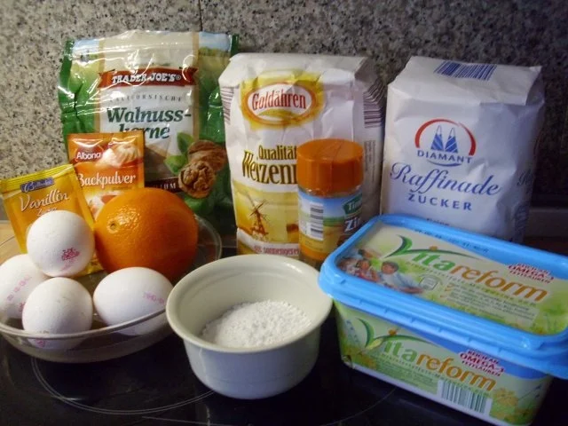 Orangen Walnusskuchen - Rezept - Bild Nr. 2