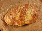 Zwiebel/Möhren/Dinkelbrot - Rezept
