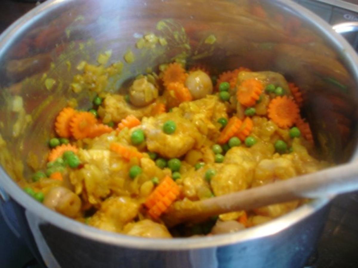 Hähnchenbrustfilet-Curry mit Reis nach Papa - Rezept - Bild Nr. 8