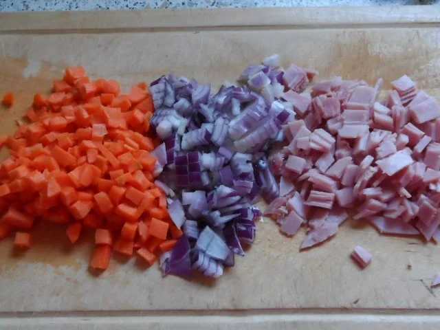 Fleisch: Überbackene Putenröllchen mit Apfel-Schinken-Füllung & Currysoße - Rezept - Bild Nr. 2