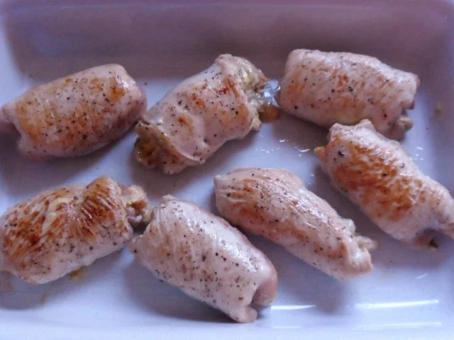 Fleisch: Überbackene Putenröllchen mit Apfel-Schinken-Füllung & Currysoße - Rezept - Bild Nr. 12