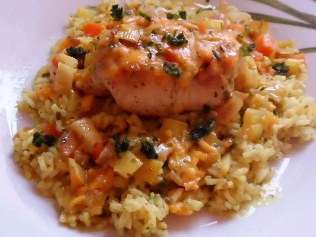 Fleisch: Überbackene Putenröllchen mit Apfel-Schinken-Füllung & Currysoße - Rezept - Bild Nr. 18