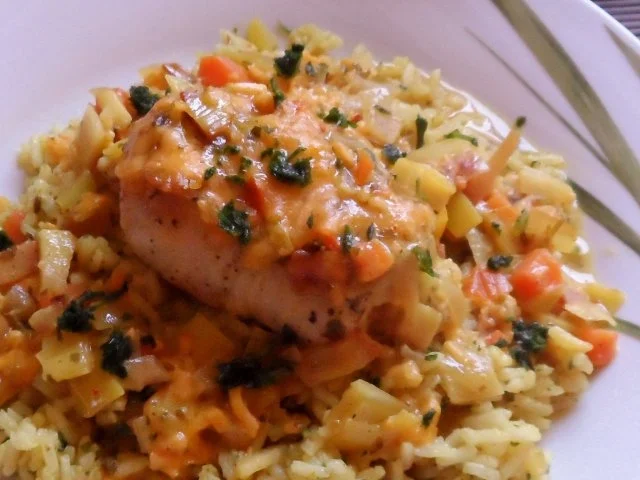 Fleisch: Überbackene Putenröllchen mit Apfel-Schinken-Füllung & Currysoße - Rezept - Bild Nr. 17