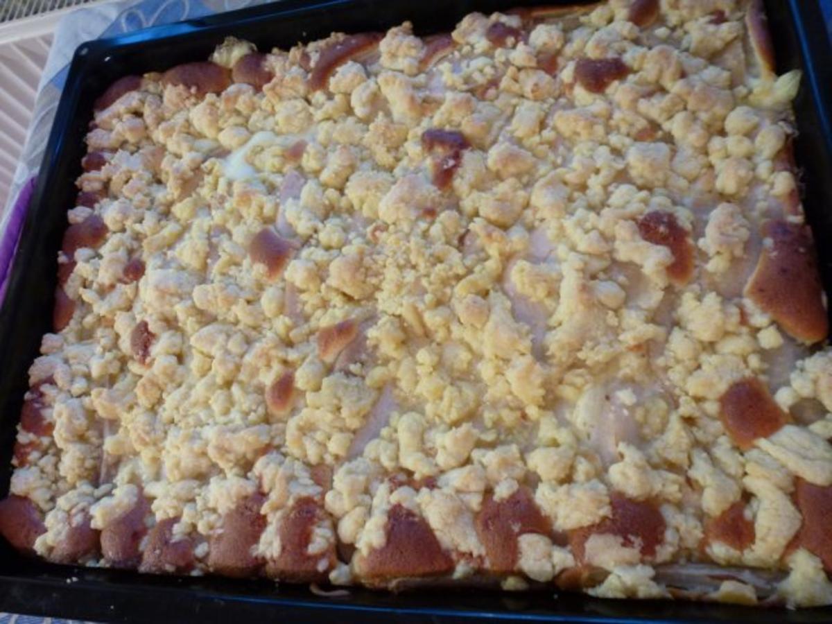 Birnen-Streusel-Puddingkuchen - Rezept - Bild Nr. 14