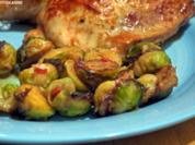 Glasierter scharfer Rosenkohl - Rezept