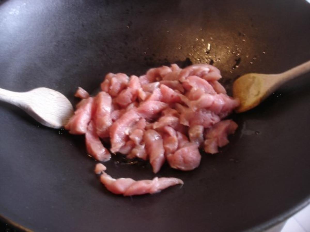 Schweinefilet süß-sauer mit gelben Reis - Rezept - Bild Nr. 4