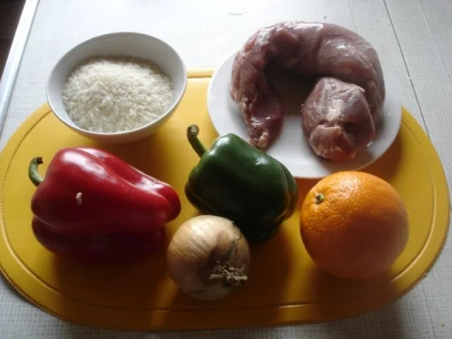 Schweinefilet süß-sauer mit gelben Reis - Rezept - Bild Nr. 2