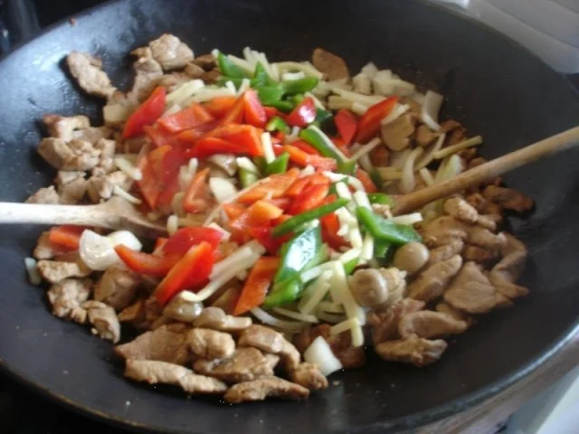 Schweinefilet süß-sauer mit gelben Reis - Rezept - Bild Nr. 7