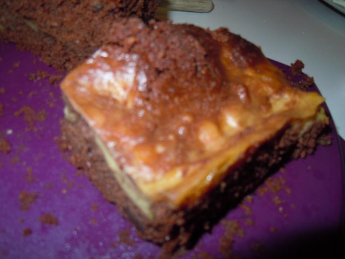 Vanillepudding-Brownies - Rezept