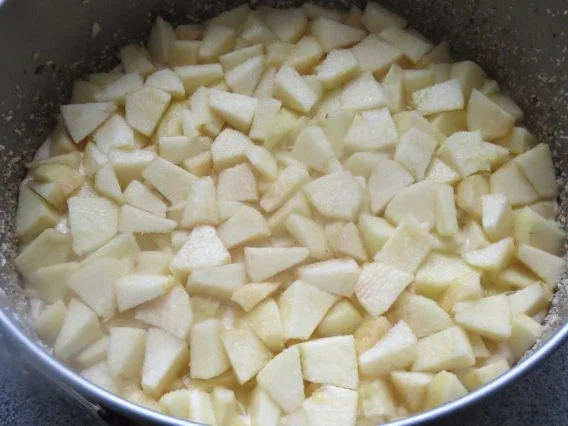 Backen: Apfeltorte mit Baiserdecke - Rezept - Bild Nr. 4