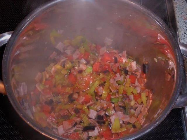 Ofengerichte: Bunte Schinken-Gemüse-Lasagne - Rezept - Bild Nr. 5