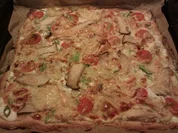 Deftiger Flammenkuchen "Vegetarisch" - Rezept