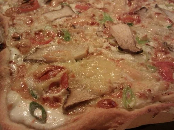 Rezept: Deftiger Flammenkuchen "Vegetarisch" Bild Nr. 3 Deftiger Flammenkuchen "Vegetarisch" - Rezept - Bild Nr. 3