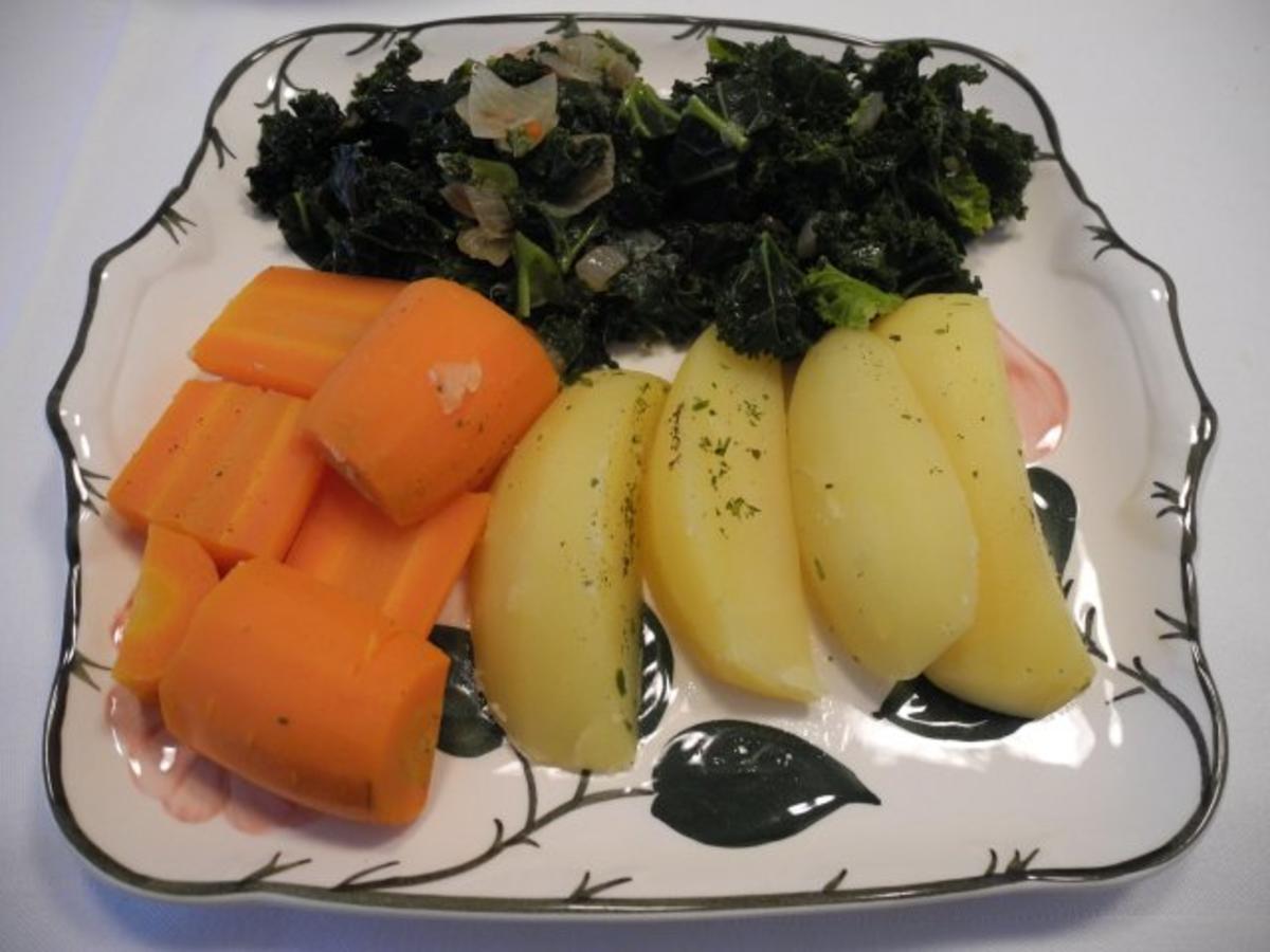 Bilder für Gemüsebeilage : Grünkohl - voll vegan :-) - Rezept