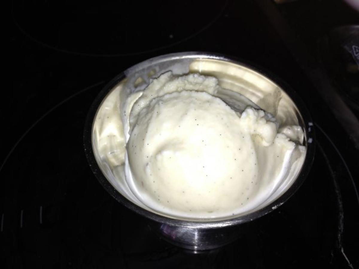 Vanille-Eiscreme - Rezept